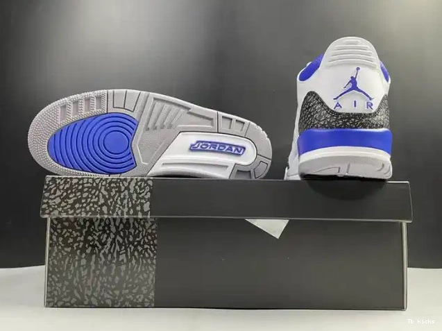 Cheap TBK 3 Racer Jordan Blue Air CT8532-145 0508